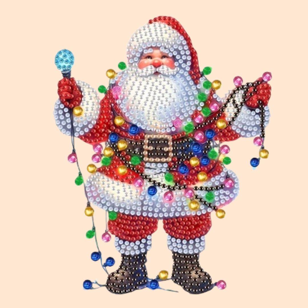 Bewegender Weihnachtsmann | Diamond Painting