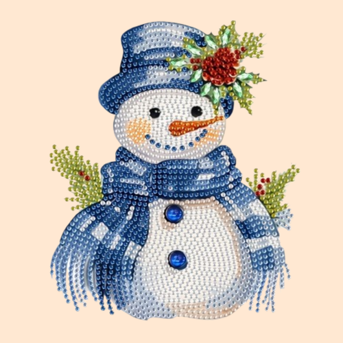 Bewegender Schneemann | Diamond Painting