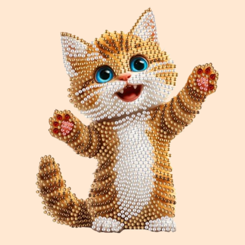 Bewegendes Kätzchen | Diamond Painting