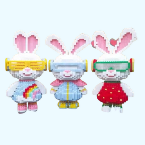 Lustige Kaninchen  | Bausteine