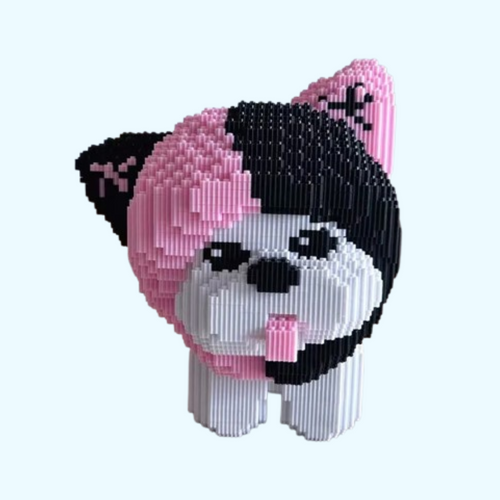 Hund mit Mütze | Bausteine