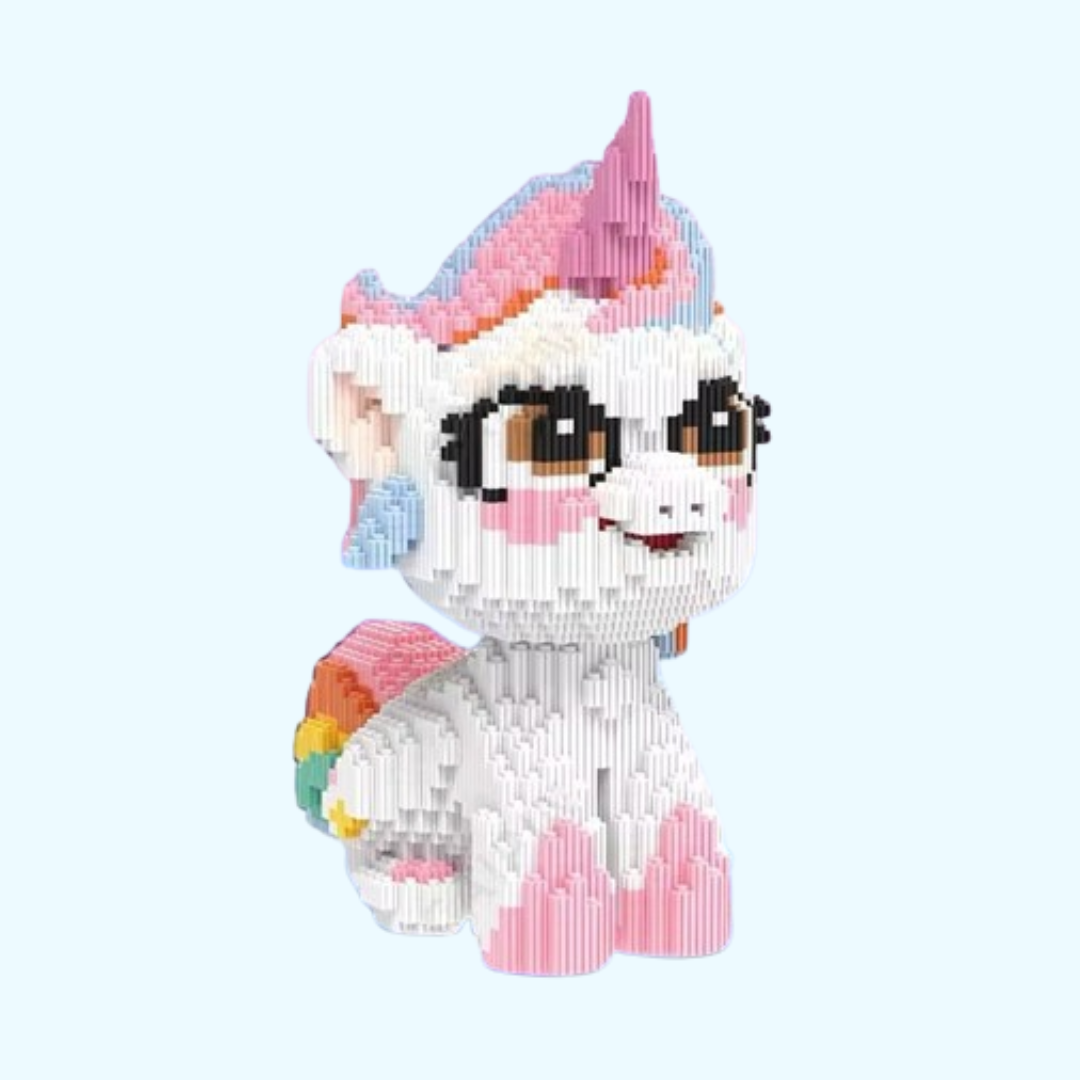 Sitzendes Einhorn  | Bausteine