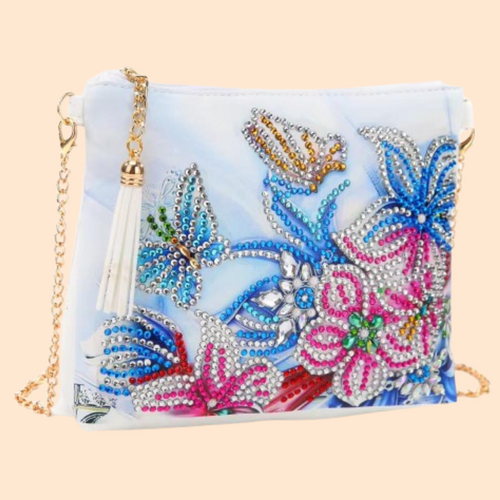 Handtasche mit Blumen | Diamond Painting