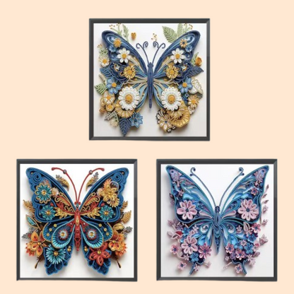 Schmetterlinge | Diamond Painting Sonderform