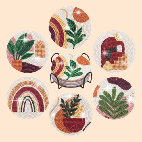 Schöne Untersetzer | Diamond Painting