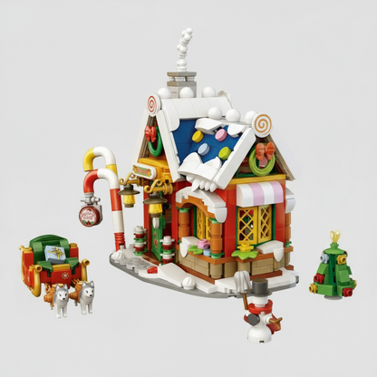 Mini-Weihnachtshaus  | Bausteine