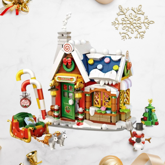 Mini-Weihnachtshaus  | Bausteine