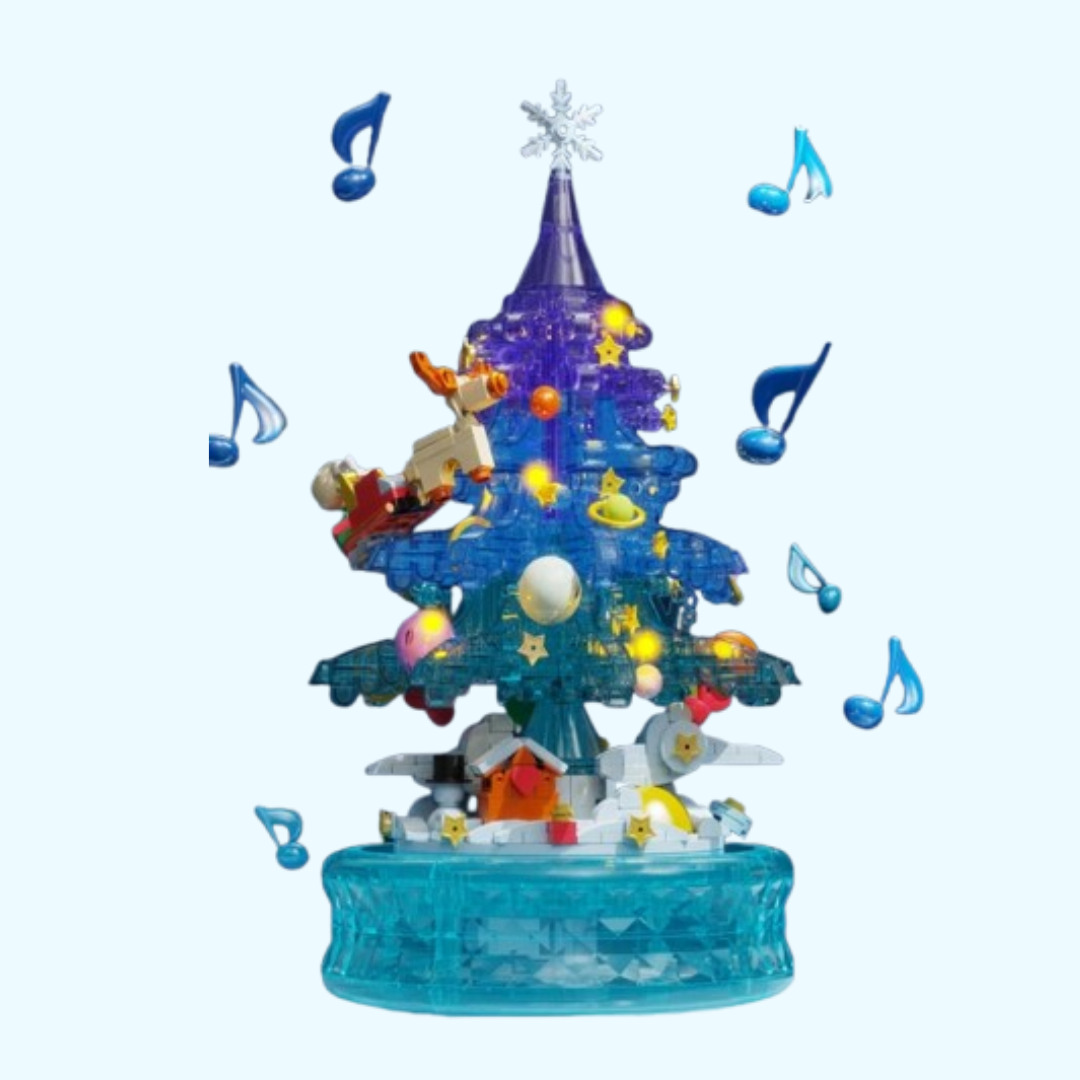 Fantasie-Weihnachtsbaum | Spieluhr  | Bausteine