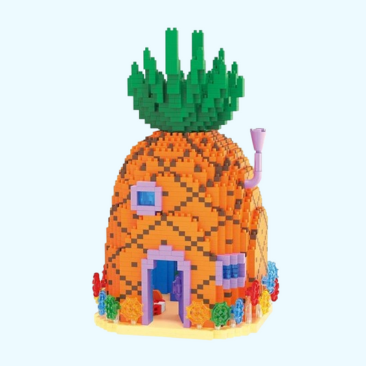 Ananas-Haus aus Schwamm
