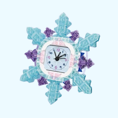 Schneeflocken-Uhr | Bausteine
