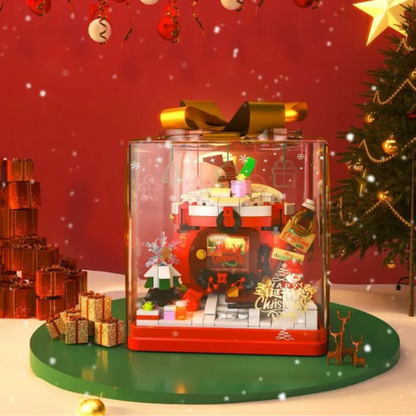 Weihnachtsapfel im Geschenk | Bausteine