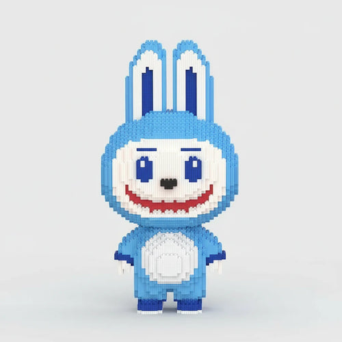 Mega Blauer Labubu | Bausteine