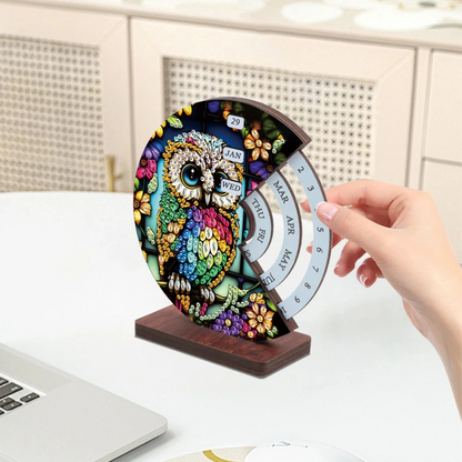 Bunte Eule | Kalender | Diamond Painting