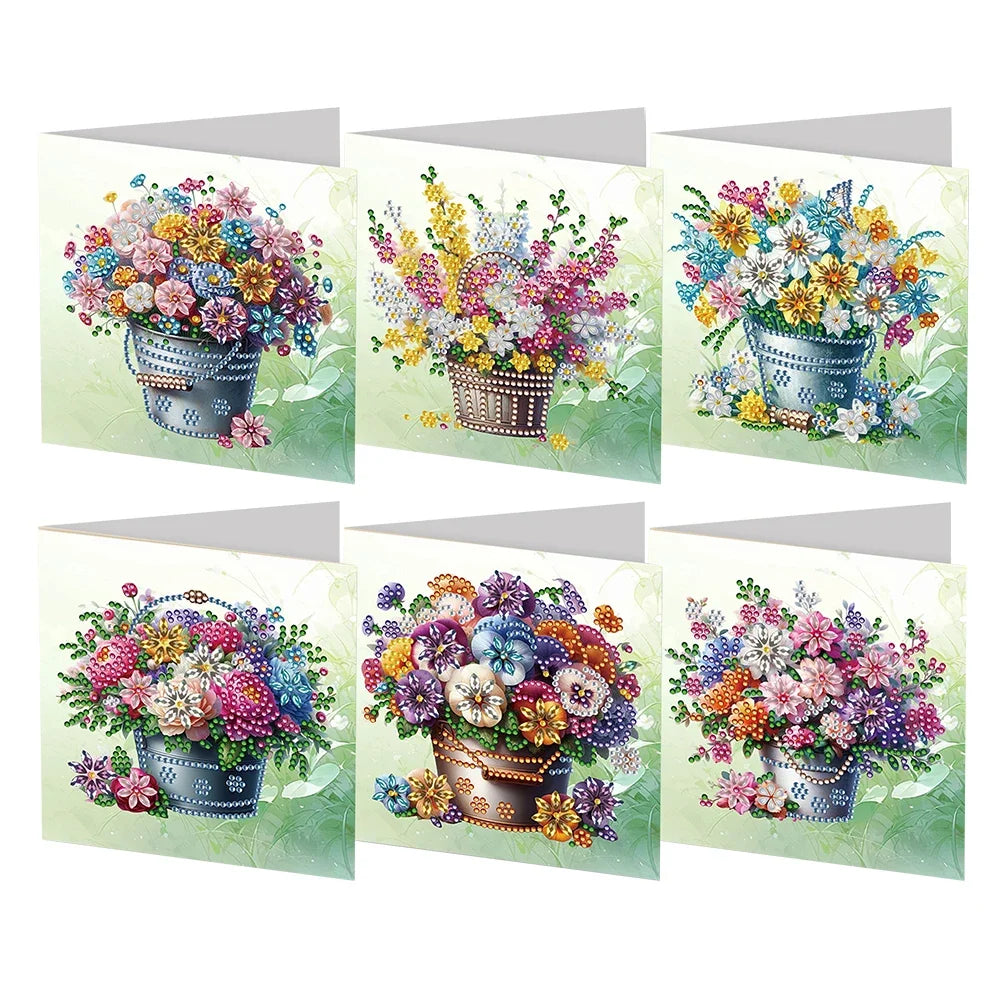 Verschiedene Karten | 6 Stück | Diamond Painting