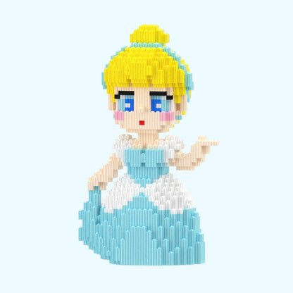 Prinzessin mit Glasschuh | Bausteine