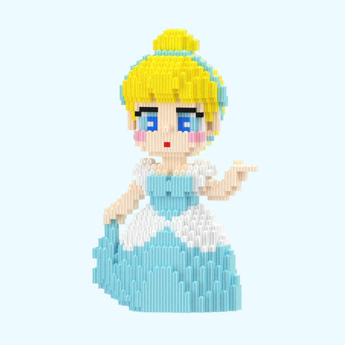 Prinzessin mit Glasschuh | Bausteine