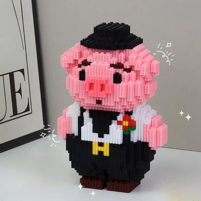 Verliebte Schweinchen | Bausteine