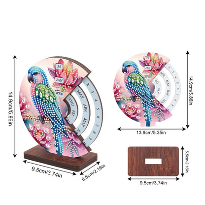 Blauer Vogel | Kalender | Diamond painting