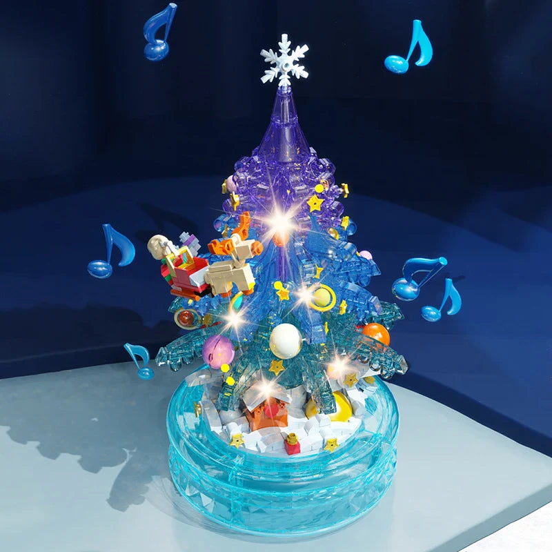 Fantasie-Weihnachtsbaum | Spieluhr  | Bausteine