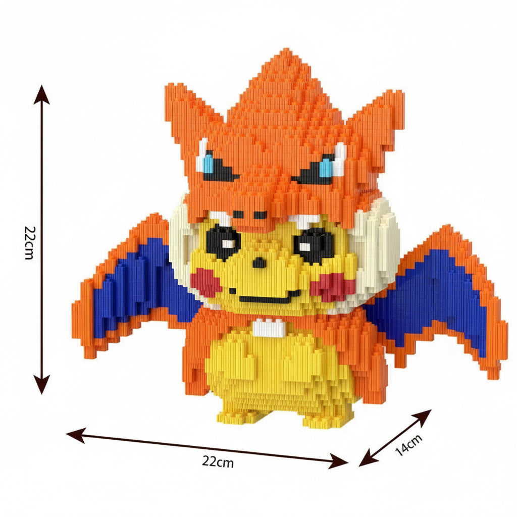 Gelber Blitzdrache | Bausteine