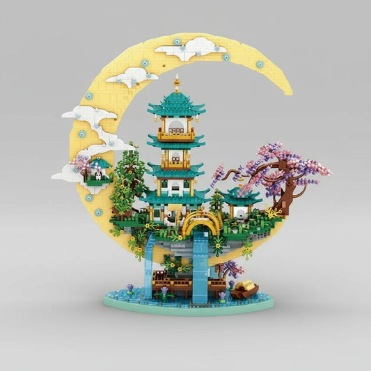 Haus auf dem Mond | Bausteine