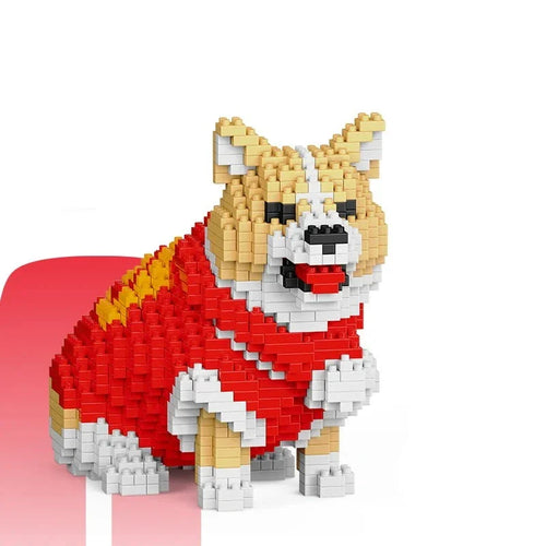 Lustiger Welsh Corgi  | Bausteine