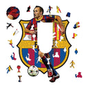 Andrés Iniesta | 2D Holzpuzzle