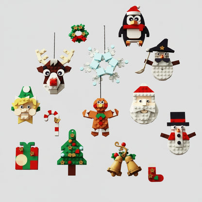 Weihnachtsbaum-Anhänger | Bausteine