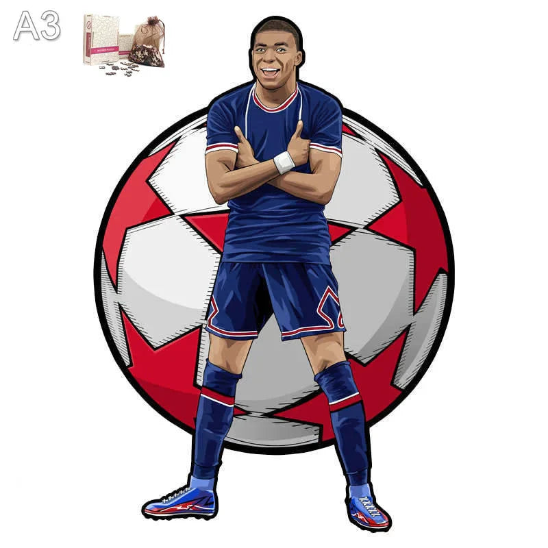 Mbappé | 2D Holzpuzzle