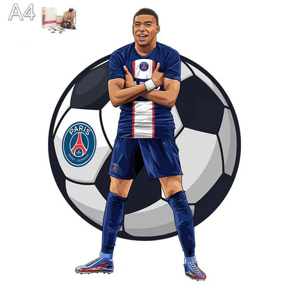 Mbappé PSG | 2D Holzpuzzle