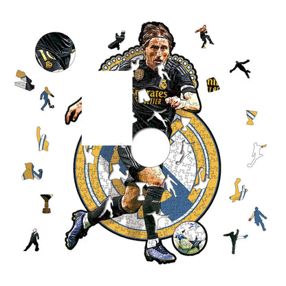 Luka Modrić | 2D Holzpuzzle