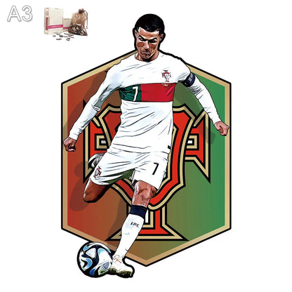 Ronaldo Portugal | 2D Holzpuzzle