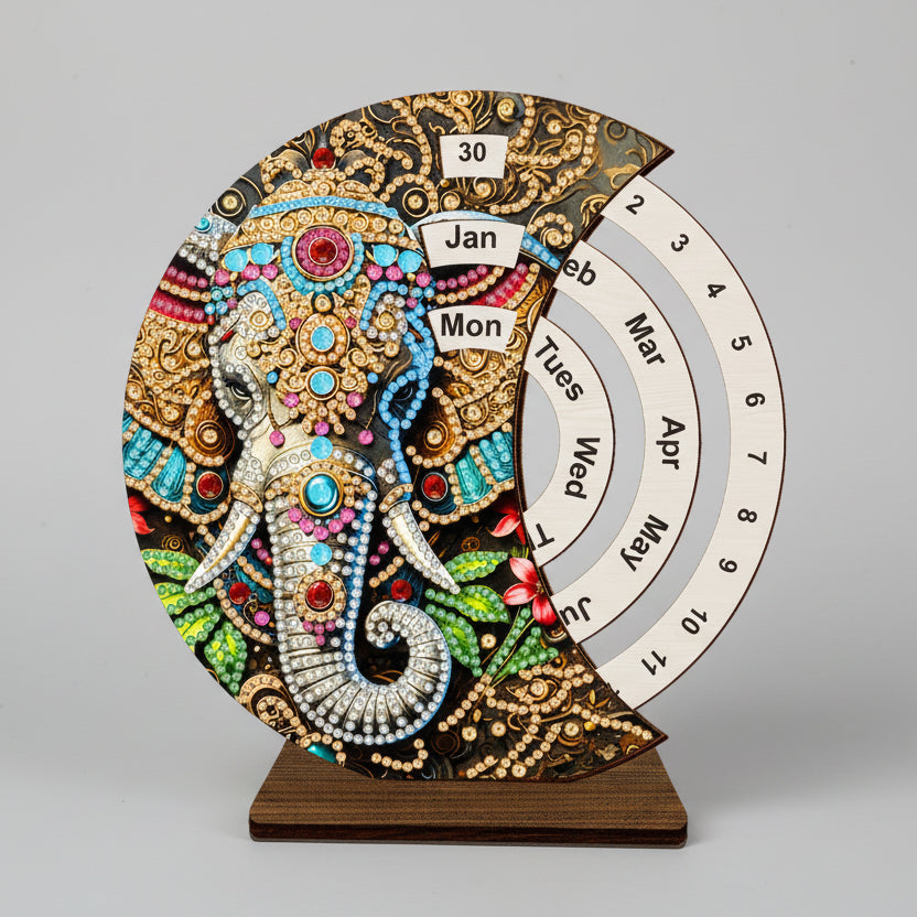 Elefant | Kalender | Diamond painting
