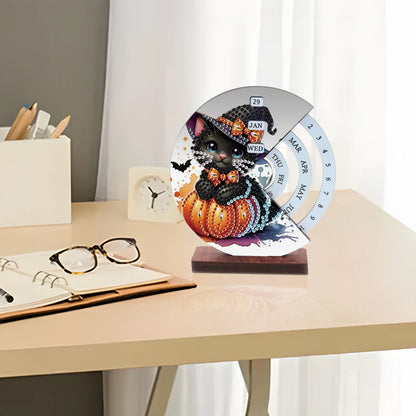 Halloween-Katze | Kalender | Diamond Painting
