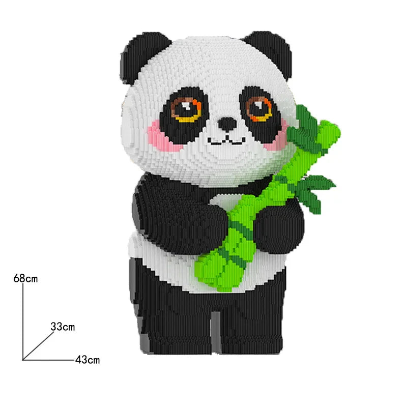 MEGA Panda mit Bambus | Bausteine