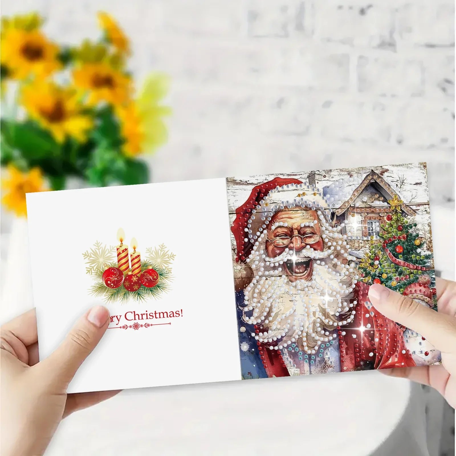 Verschiedene Weihnachtskarten | 6 Stück | Diamond Painting