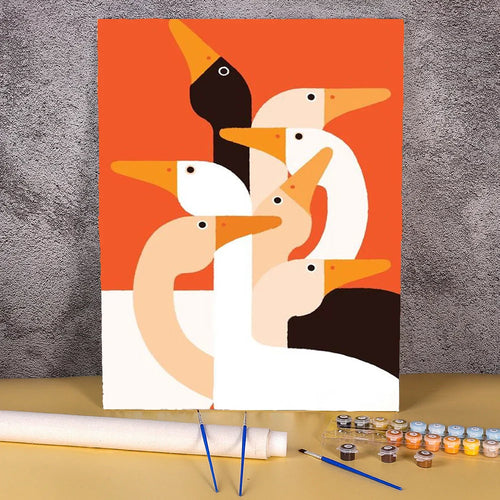 Enten | Malen nach Zahlen