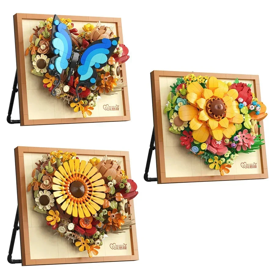 3D Sonnenblumenbild