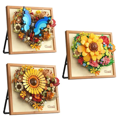 3D Sonnenblumenbild