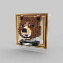 Mini 3D Bild Braunbär | Bausteine
