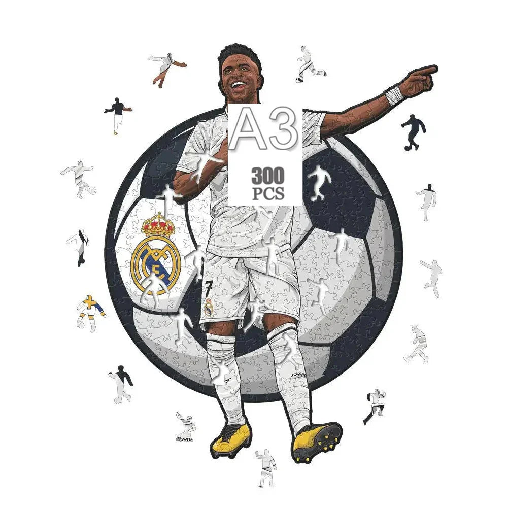 Vinicius Júnior | 2D Holzpuzzle