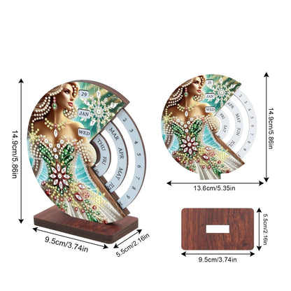 Frau | Kalender | Diamond painting