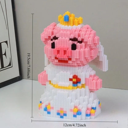 Verliebte Schweinchen | Bausteine