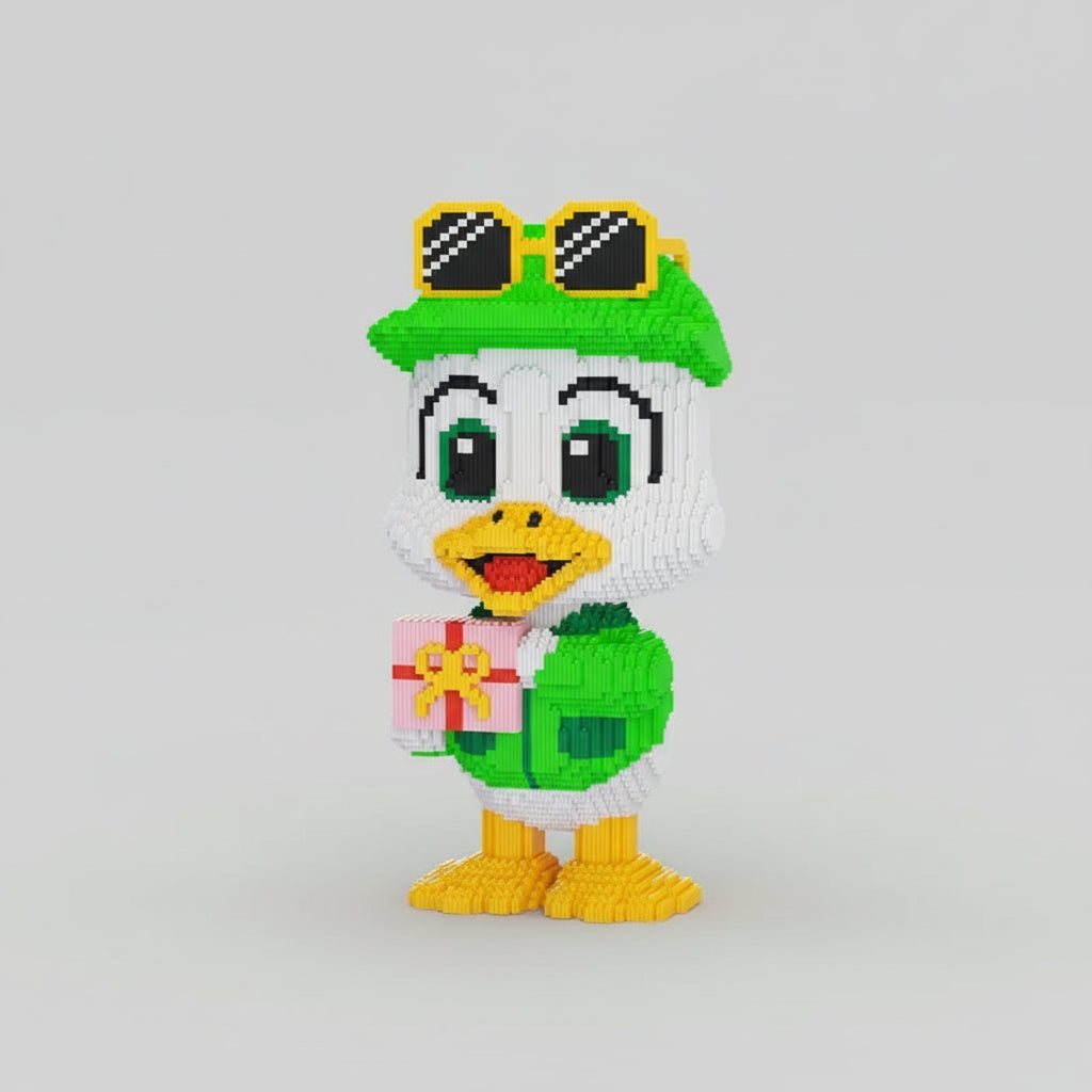 MEGA Ente mit Geschenk | Bausteine