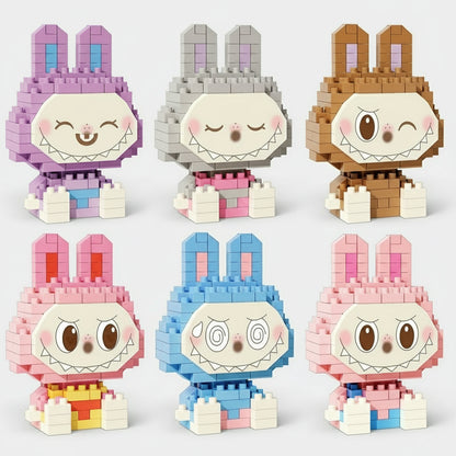 Mini Rosa Labubu | Bausteine