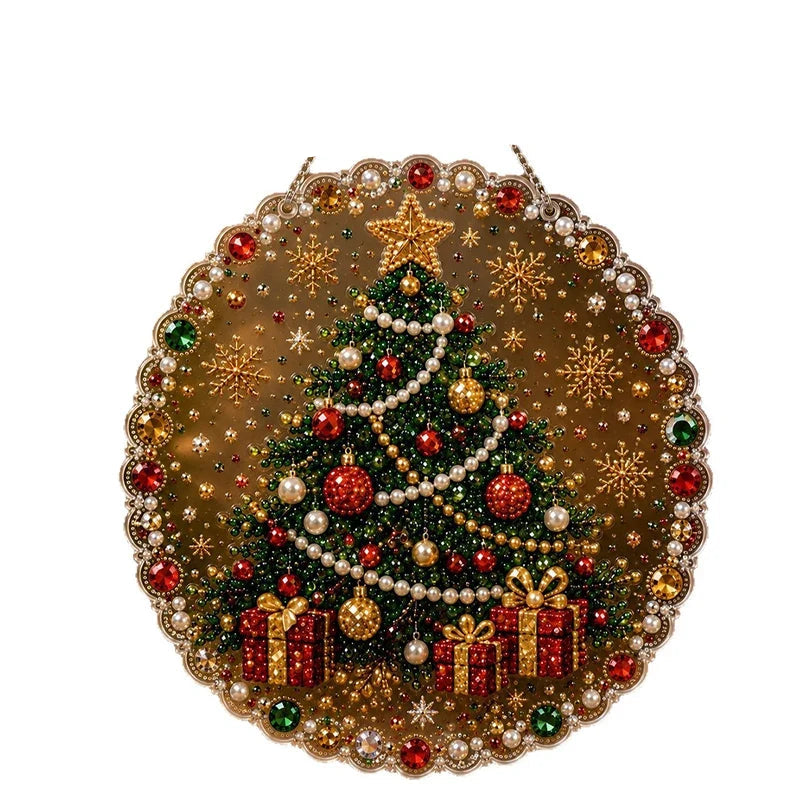 Weihnachtsanhänger | Katze | Diamond Painting