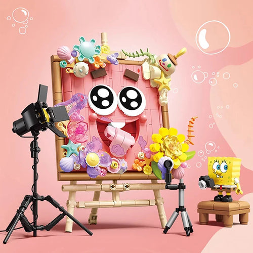 3D-Gemälde Seesterne  | Bausteine