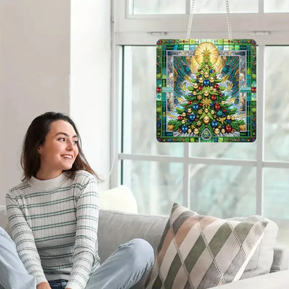 Weihnachtsbaum | Türanhänger | Diamond Painting