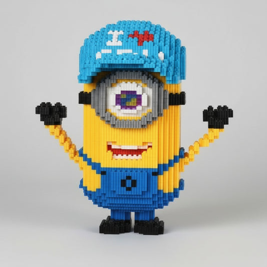 Gelbes Wesen mit Mütze | Bausteine