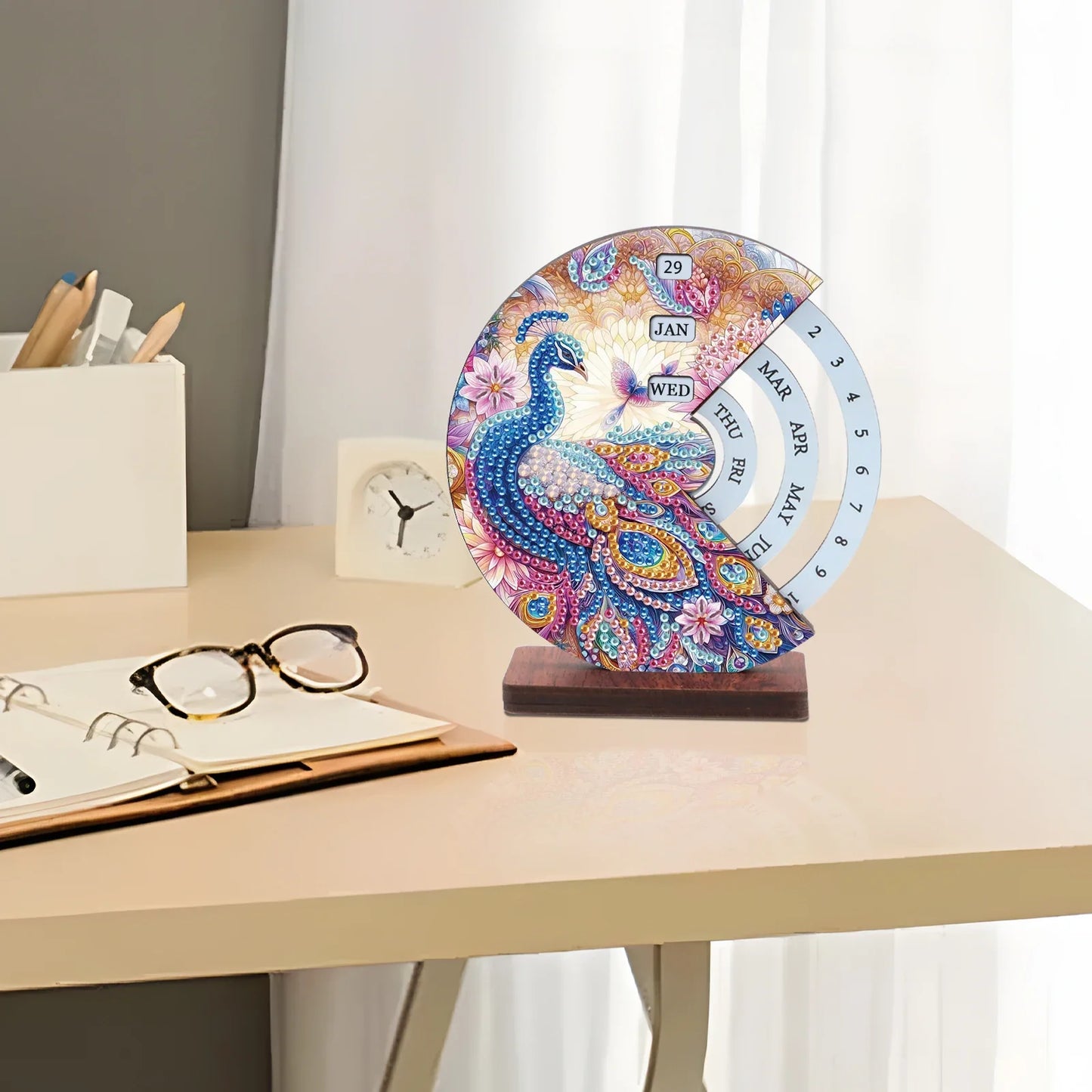 Pfau | Kalender | Diamond painting